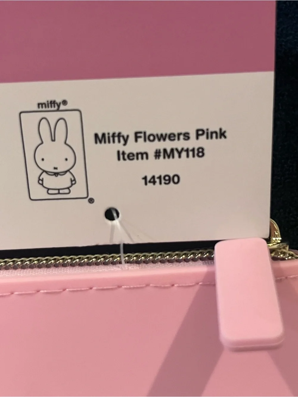 miffy Pink Pencil Pouch and Mint Green Notebook Set